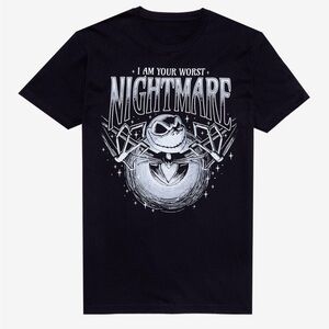 NWT The Nightmare Before Christmas Jack Worst Nightmare T-Shirt Size Small